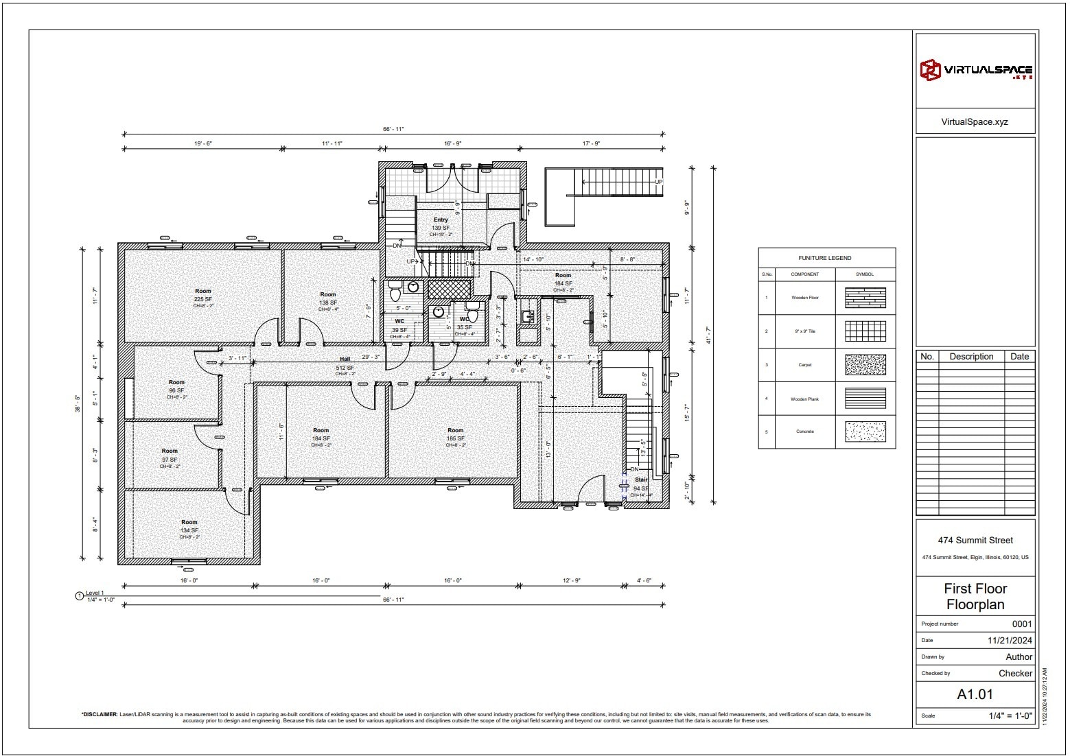 474 Summit St, Elgin, IL for lease Floor Plan- Image 1 of 1