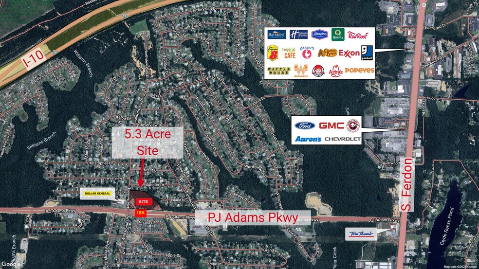 2021 P J Adams Pky, Crestview, FL à vendre - Aérien - Image 2 de 4