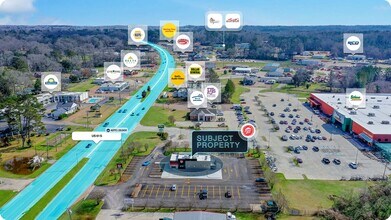 106 Highway 61 S, Natchez, MS - AERIAL  map view