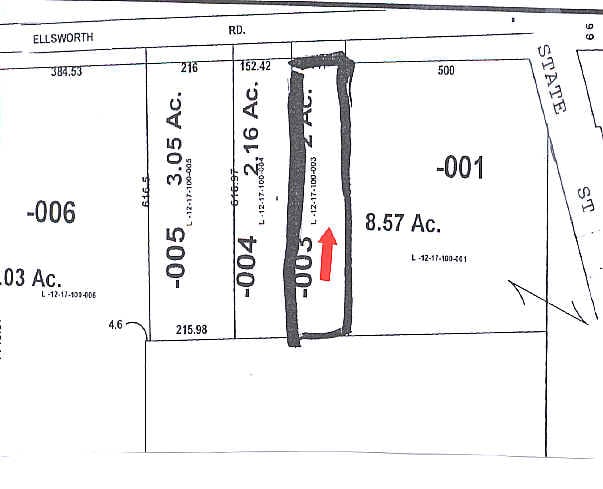 709 W Ellsworth Rd, Ann Arbor, MI for lease - Plat Map - Image 3 of 7