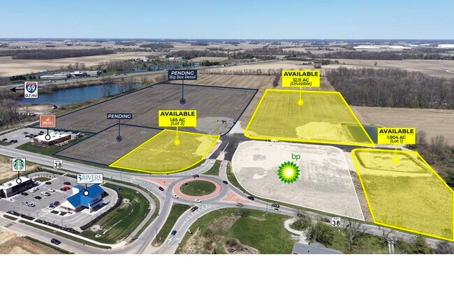 Plus de détails pour State Road 38 & Heritage Way, Pendleton, IN - Terrain à louer