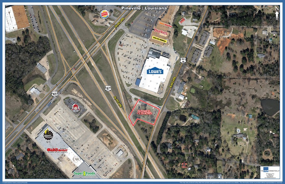 3200 Monroe Hwy, Pineville, LA à vendre - Photo du bâtiment - Image 1 de 4