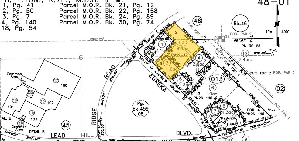 1513-1521 Eureka Rd, Roseville, CA à vendre - Plan cadastral - Image 3 de 3