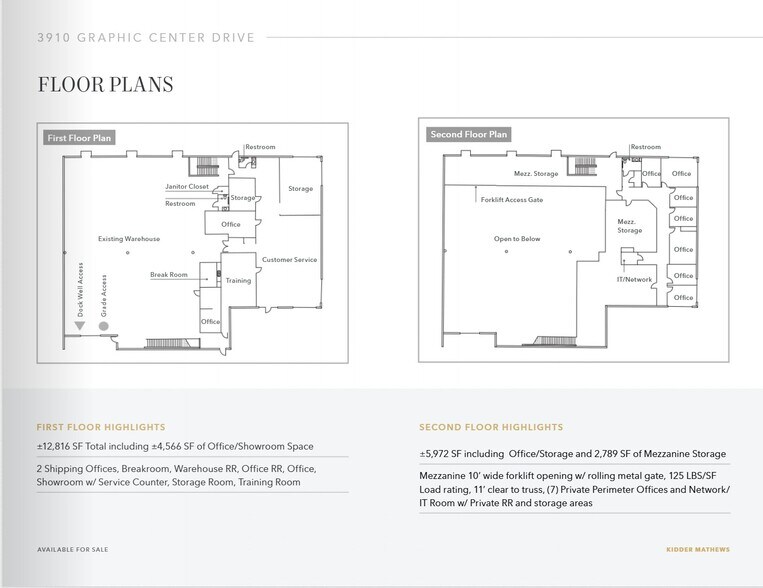 3910 Graphic Center Dr, Las Vegas, NV à vendre - Plan d’étage - Image 2 de 5