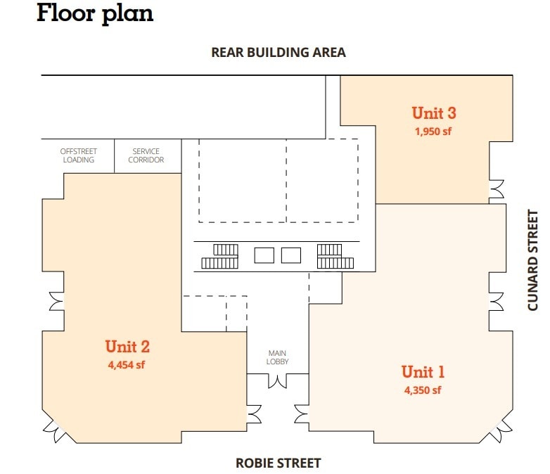 2170 Robie St, Halifax, NS à louer Plan d’étage- Image 1 de 1