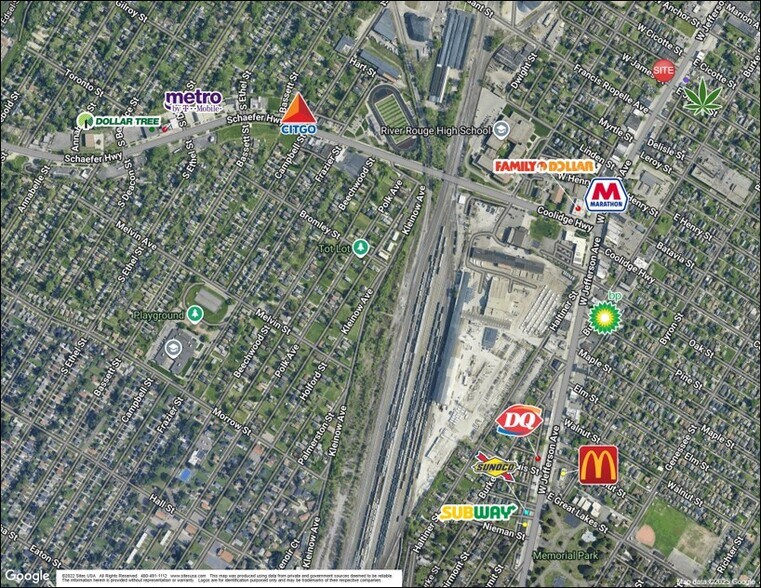 10288 W Jefferson Ave, River Rouge, MI à vendre - Photo du bâtiment - Image 2 de 2