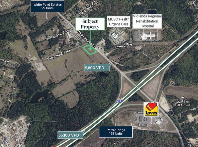 White Pond Rd, Elgin, SC for sale - Primary Photo - Image 1 of 1