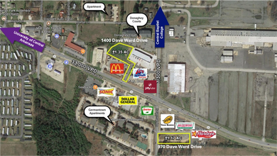 970 Dave Ward Dr, Conway, AR - Aerial  map view