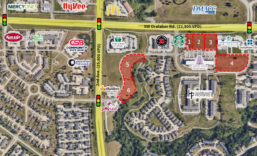 SW Oralabor Rd, Ankeny, IA for sale Aerial- Image 1 of 2