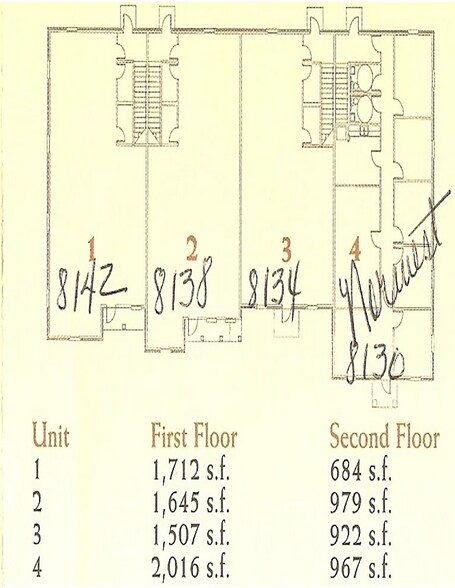 8134 Seaton Pl, Montgomery, AL à louer - Plan d’étage - Image 2 de 2