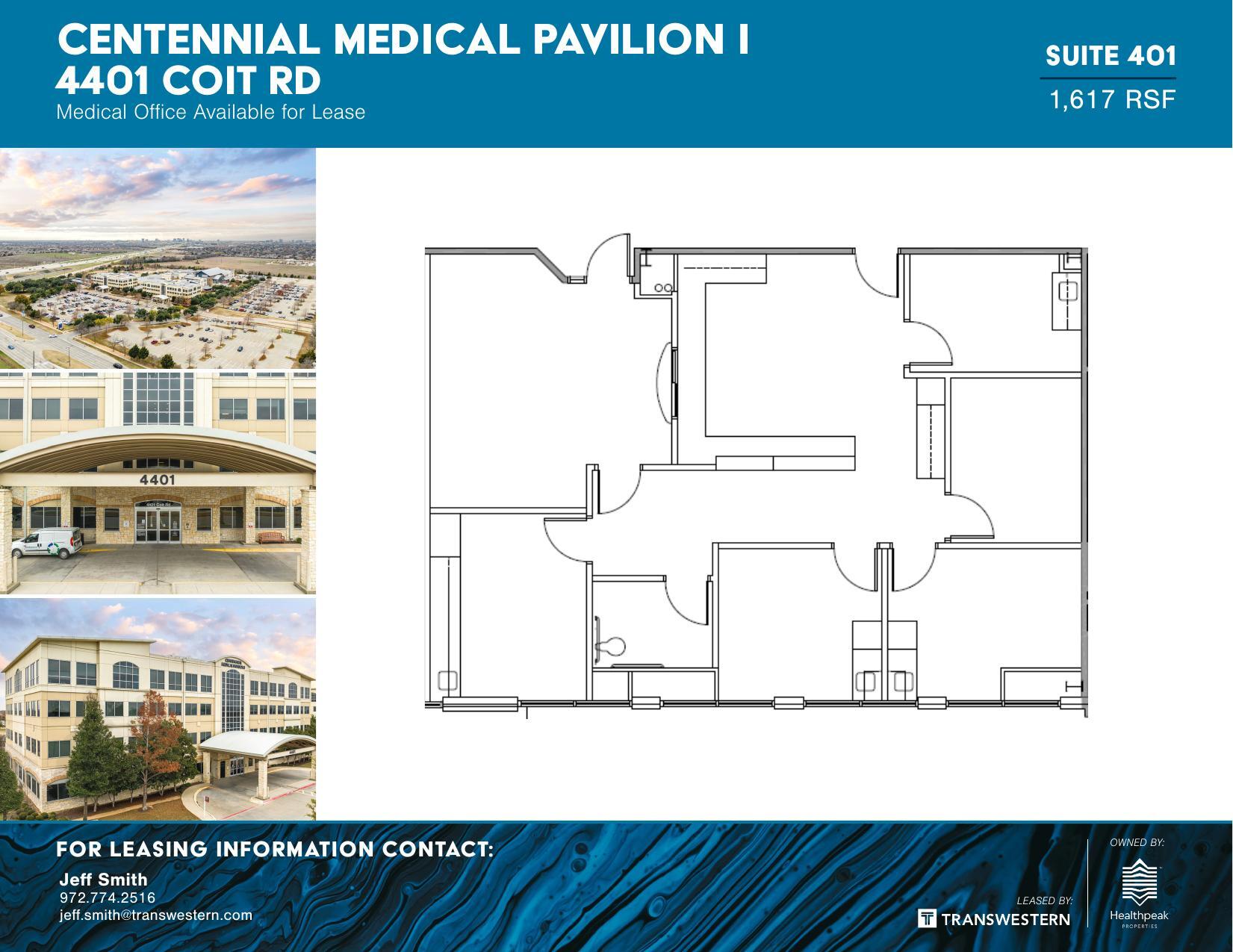 4401 Coit Rd, Frisco, TX à louer Plan d’étage- Image 1 de 1