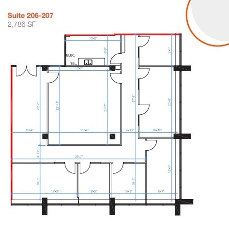 885 Don Mills Rd, Toronto, ON for lease Floor Plan- Image 1 of 1