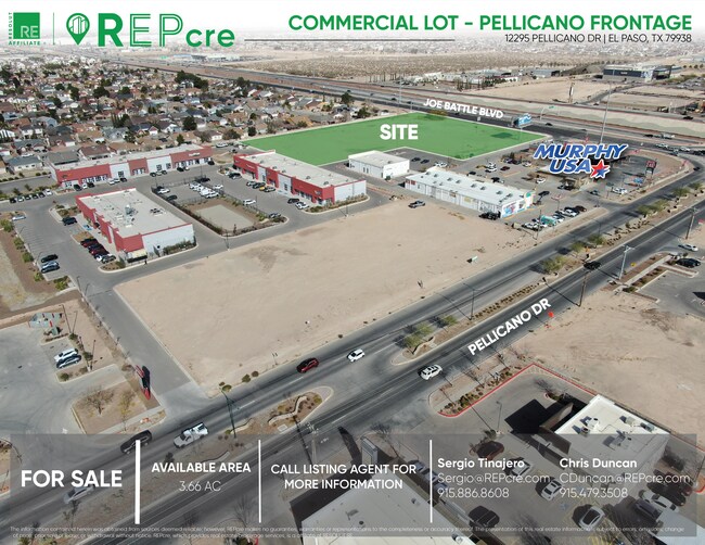 More details for 12295 Pellicano Dr, El Paso, TX - Land for Sale