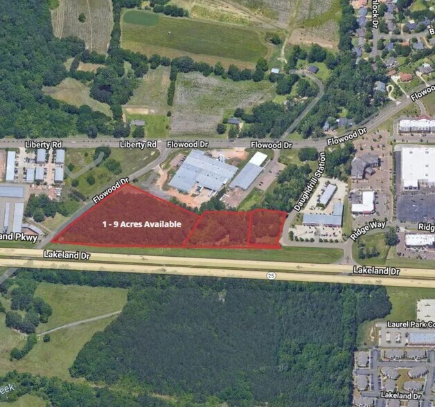Lakeland Dr, Flowood, MS à vendre - Aérien - Image 2 de 12
