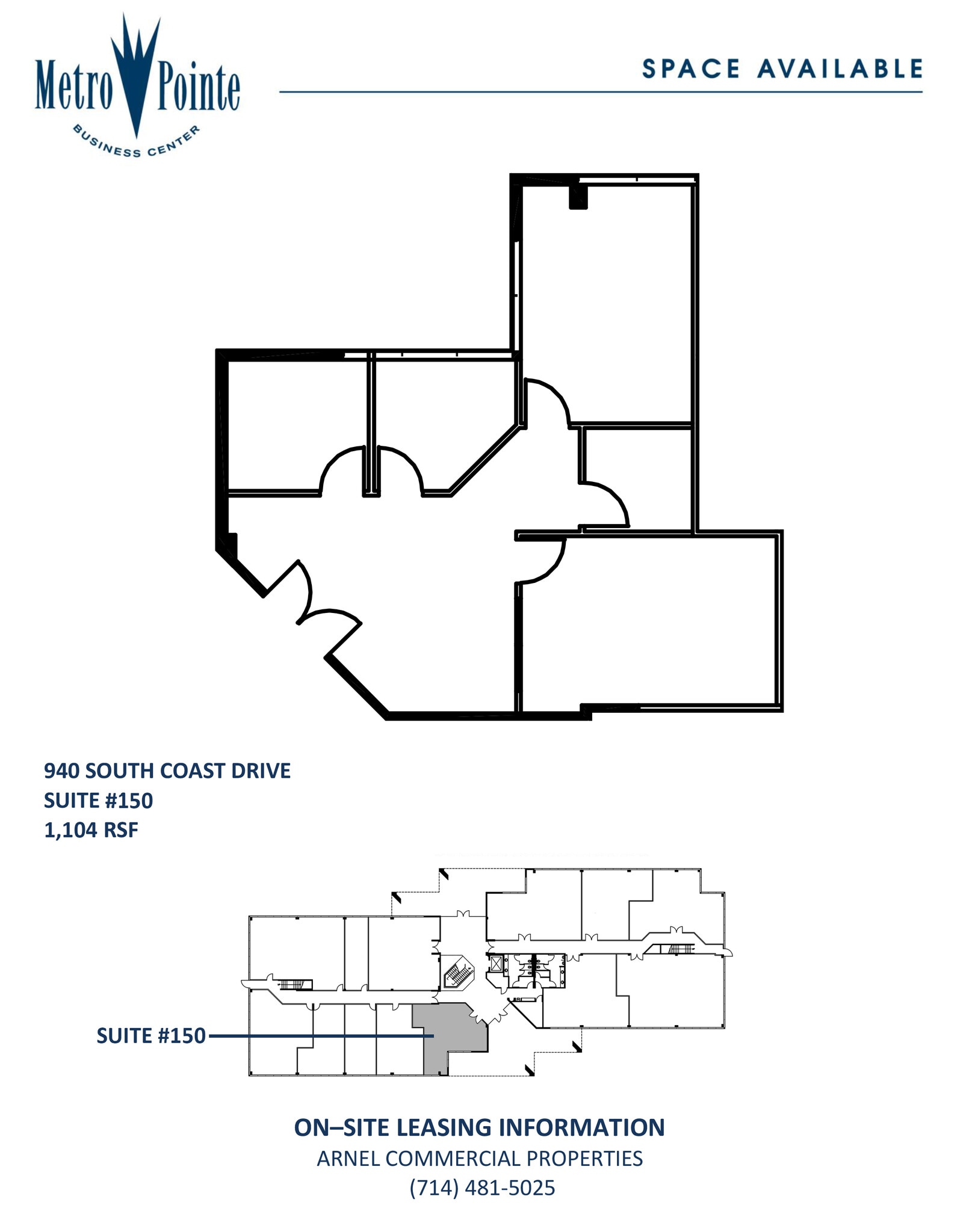 940 S Coast Dr, Costa Mesa, CA for lease Floor Plan- Image 1 of 1