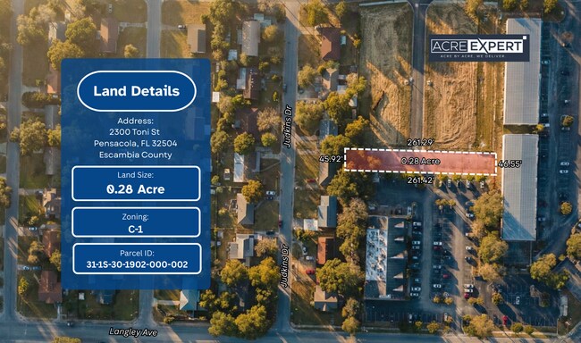 More details for 2300 Toni St, Pensacola, FL - Land for Sale