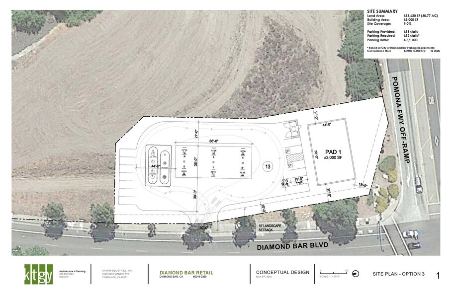 350 N Diamond Bar Blvd, Diamond Bar, CA à louer - Plan de site - Image 2 de 4
