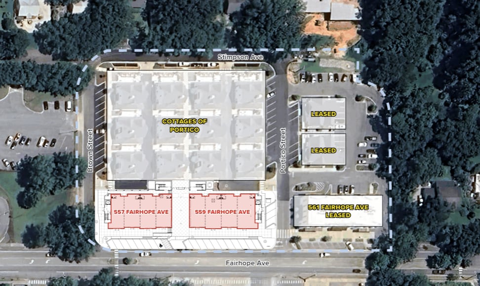 557 Fairhope Ave, Fairhope, AL for lease - Site Plan - Image 2 of 5