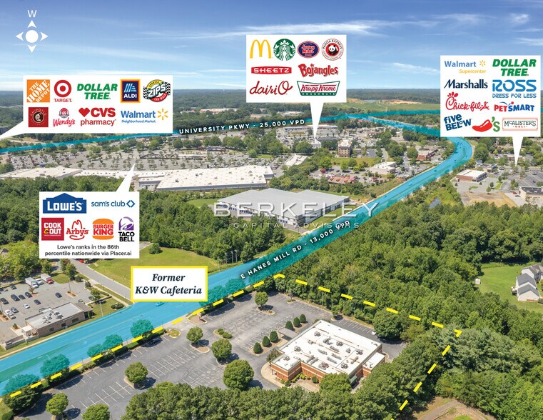 800 E Hanes Mill Rd, Winston-Salem, NC à vendre - Photo du bâtiment - Image 2 de 7