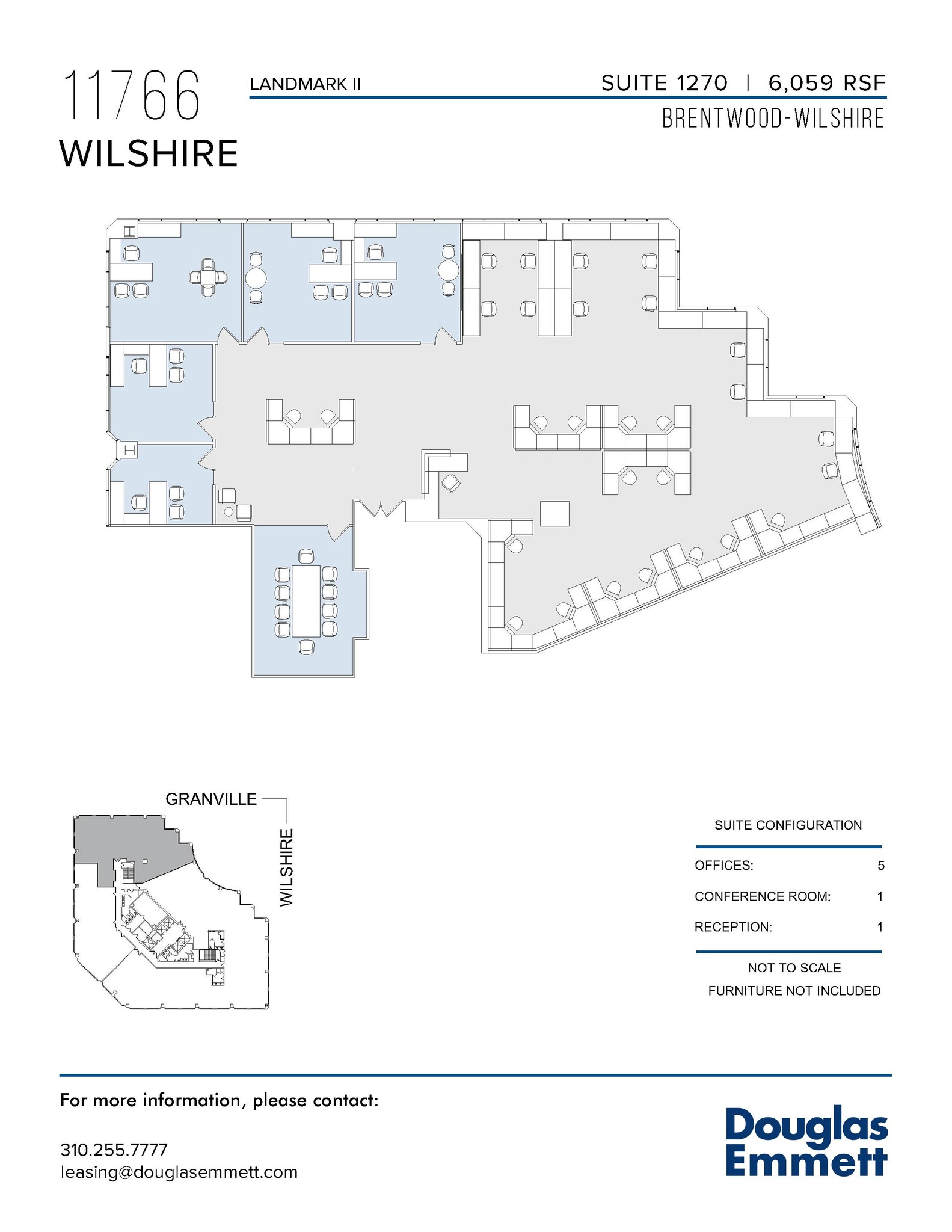 11766 Wilshire Blvd, Los Angeles, CA à louer Plan d’étage- Image 1 de 1