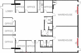 4700 Northgate Blvd, Sacramento, CA à louer Plan d’étage- Image 1 de 1