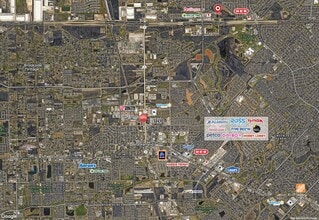 2002 N Main St, Pearland, TX - AERIAL  map view - Image1