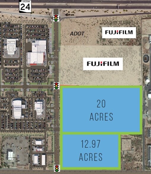 NEC Signal Butte & Pecos Road, Mesa, AZ for sale - Aerial - Image 2 of 3