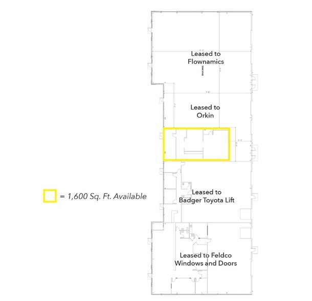 3025-3031 S Stoughton Rd, Madison, WI à louer - Plan d’étage - Image 2 de 3
