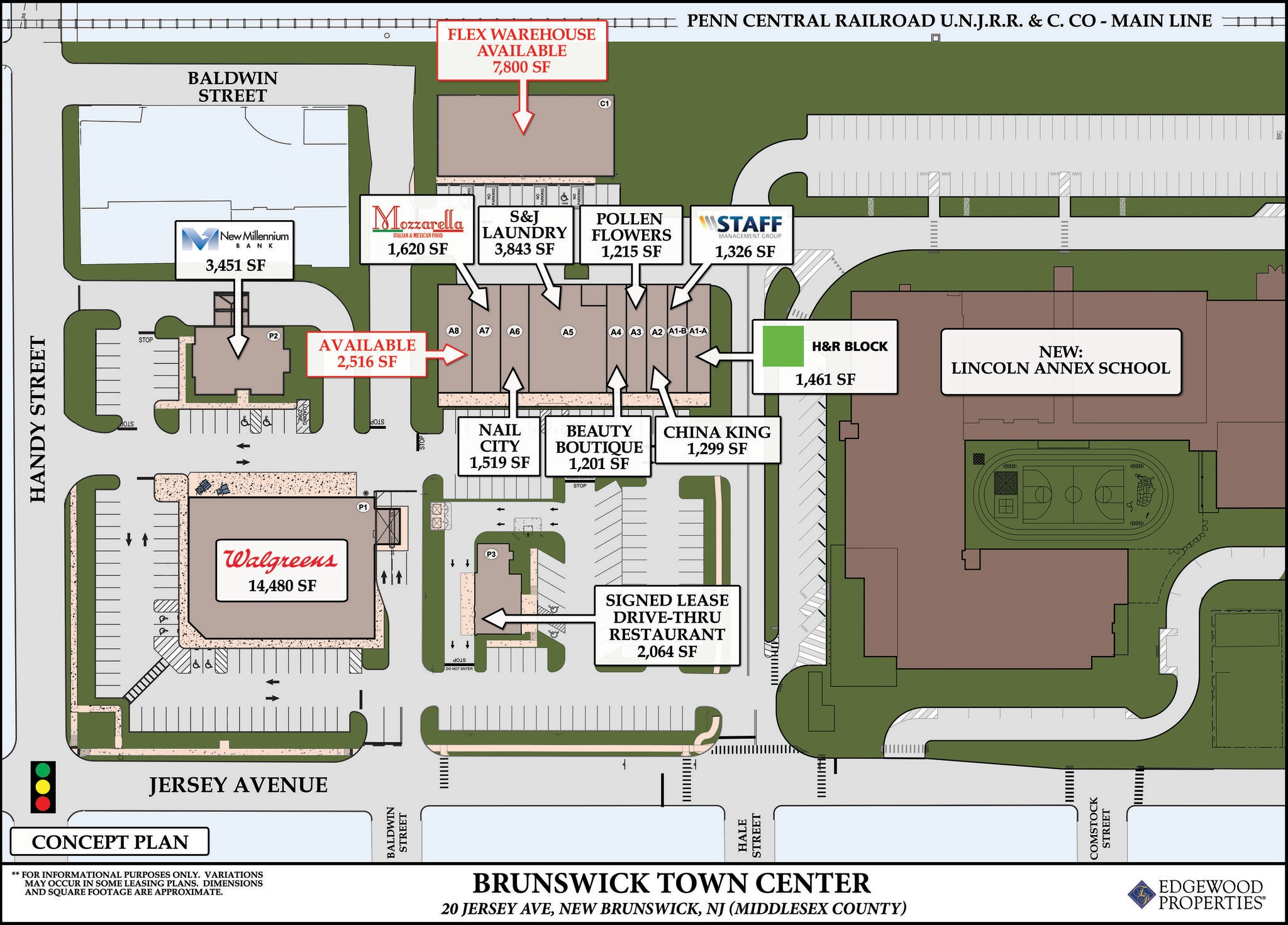 20-50 Jersey Ave, New Brunswick, NJ for lease Site Plan- Image 1 of 1