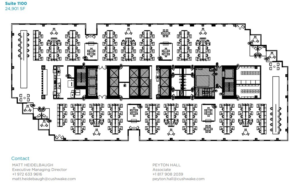 1999 Bryan St, Dallas, TX à louer Plan d  tage- Image 1 de 1