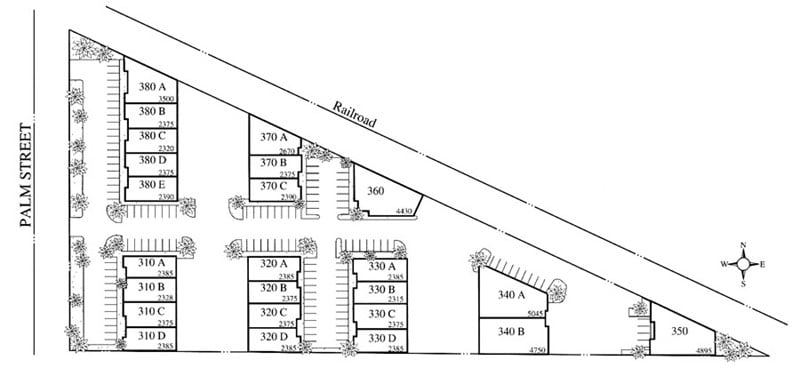 370 N Palm St, Brea, CA for lease - Site Plan - Image 3 of 17