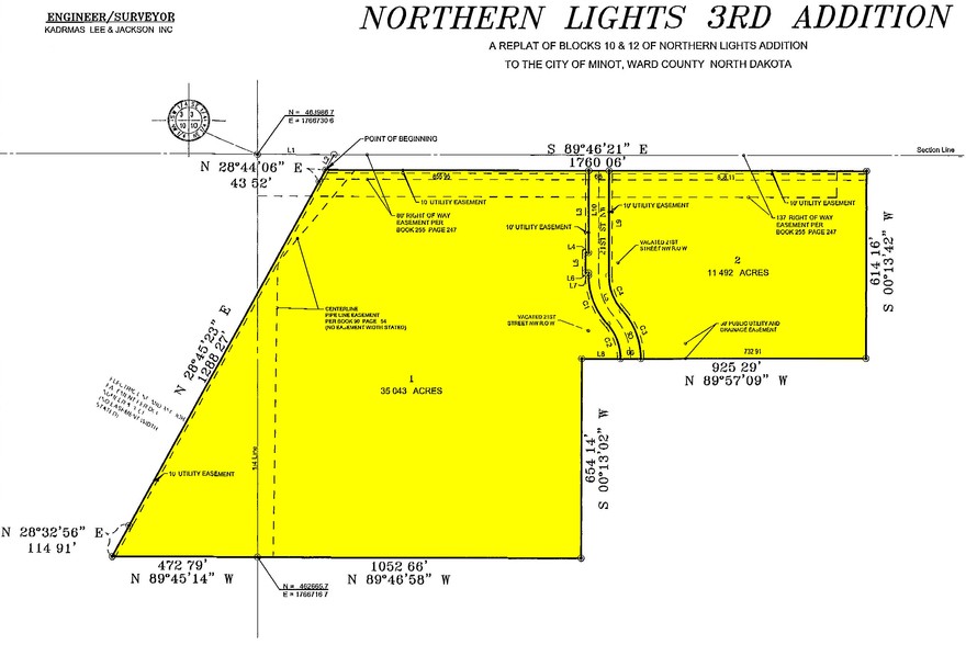 Northern Lights Addn portfolio of 5 properties for sale on LoopNet.ca - Plat Map - Image 3 of 3