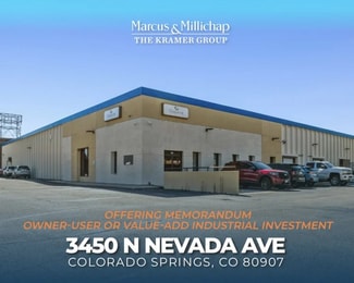 Plus de détails pour 3450 N Nevada Ave, Colorado Springs, CO - Flex à vendre