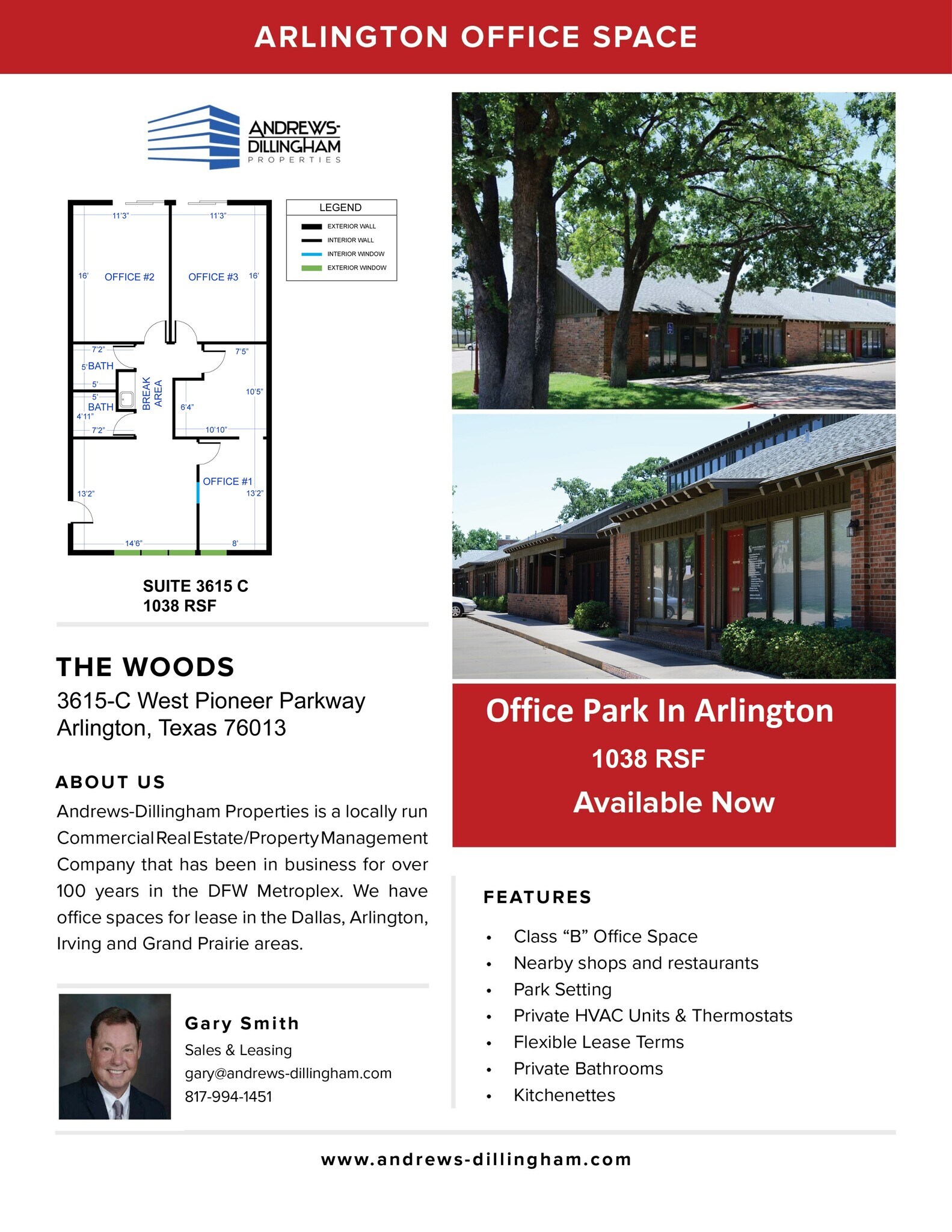 3603-3617 W Pioneer Pky, Arlington, TX for lease Floor Plan- Image 1 of 1