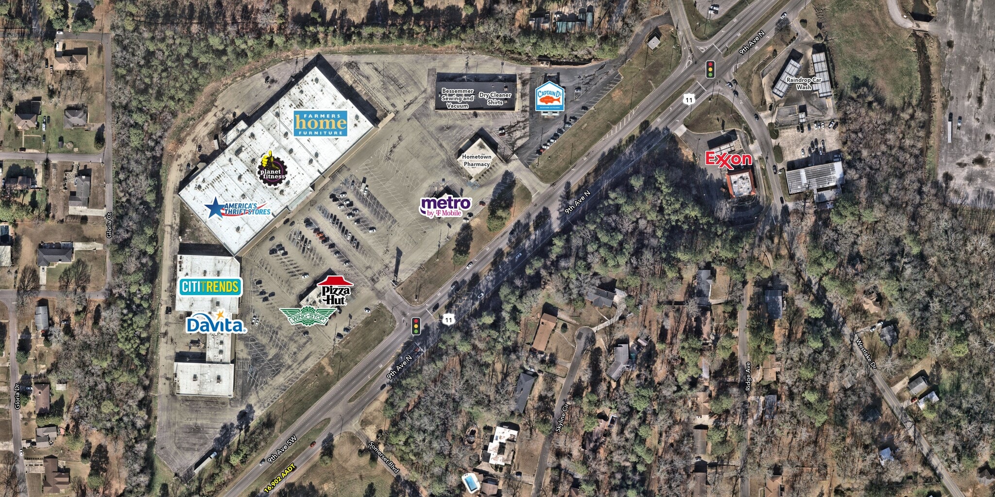 500-560 West Town Plz, Bessemer, AL for lease Primary Photo- Image 1 of 10