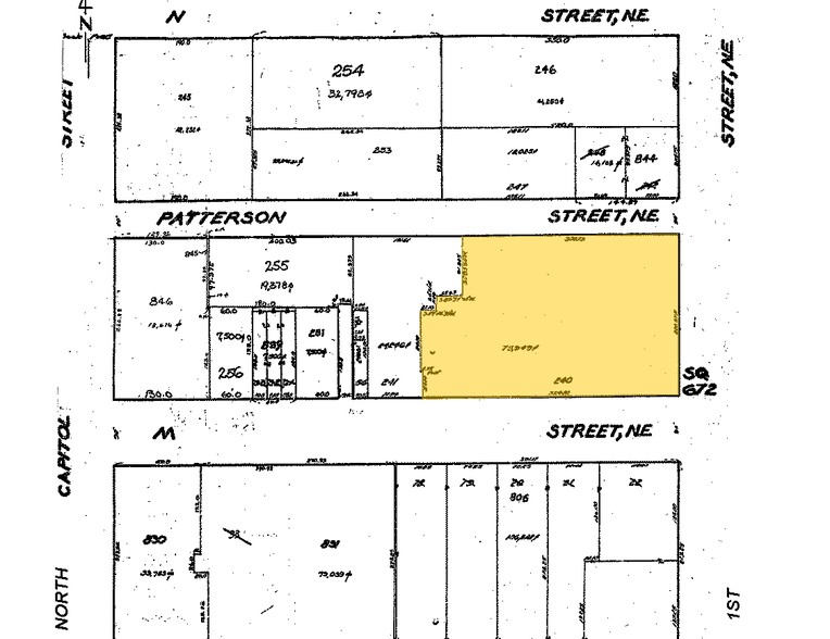 1200 1st St NE, Washington, DC for lease - Plat Map - Image 2 of 6