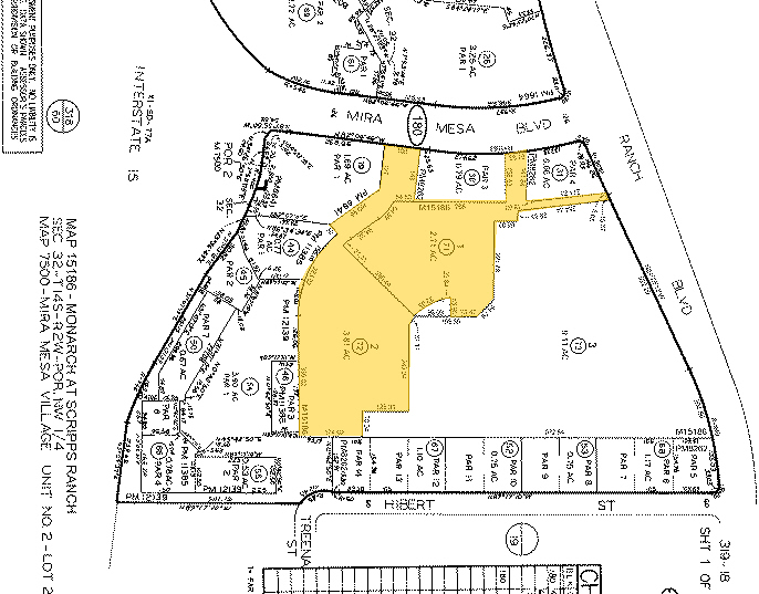 9915 Mira Mesa Blvd, San Diego, CA for lease - Plat Map - Image 2 of 10