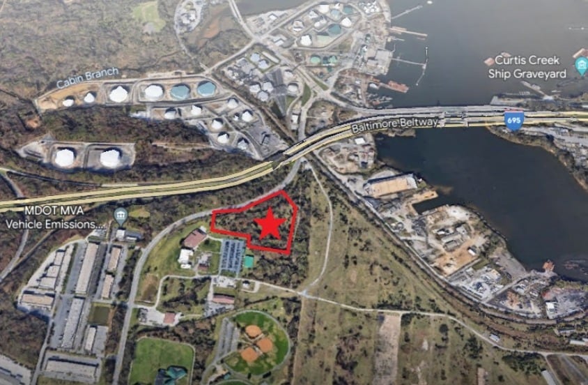 East Ordnance Rd, Glen Burnie, MD for sale - Aerial - Image 1 of 3