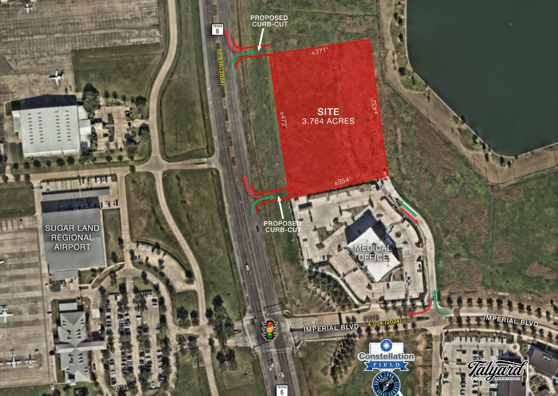Highway 6 blvd, Sugar Land, TX for lease Aerial- Image 1 of 3