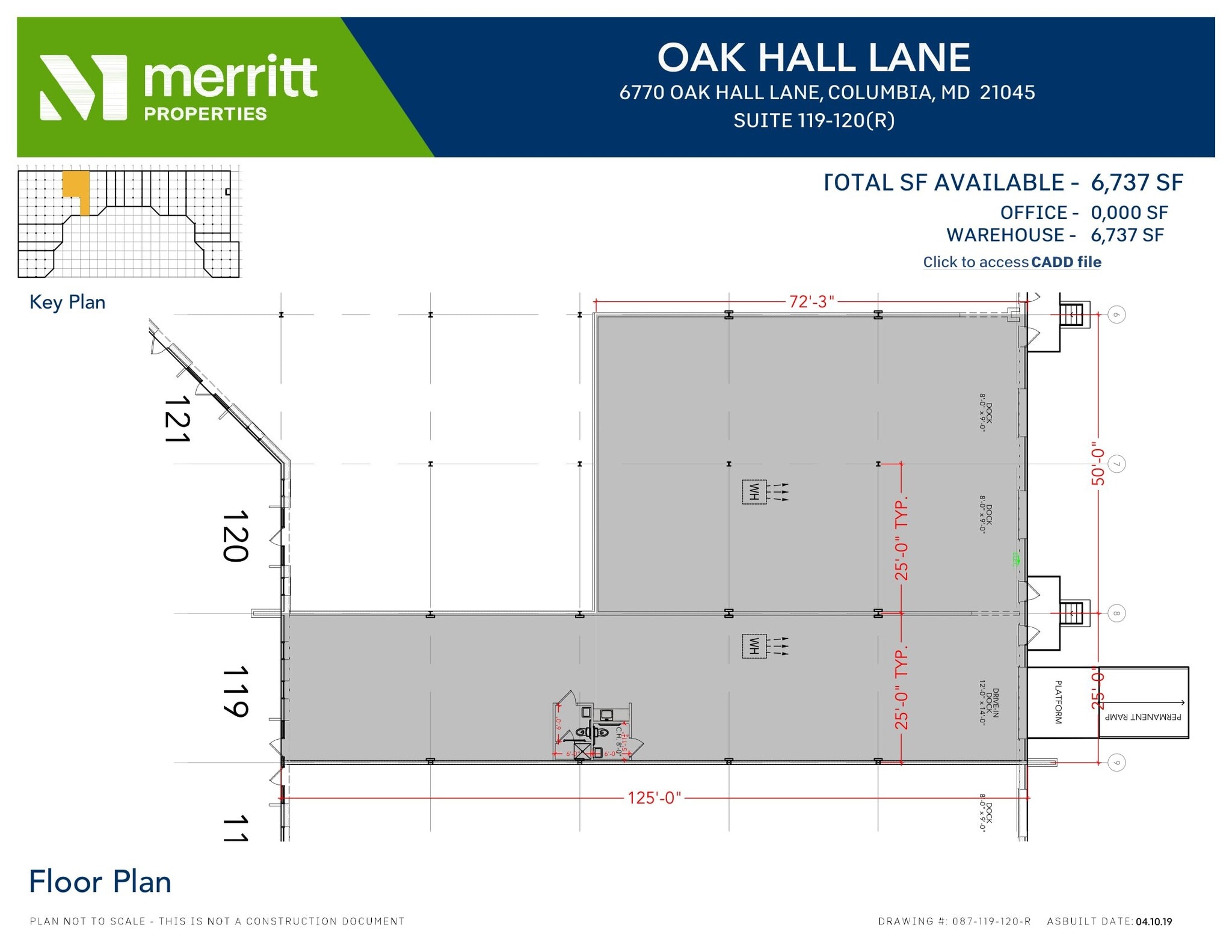 6770 Oak Hall Ln, Columbia, MD for lease Floor Plan- Image 1 of 1