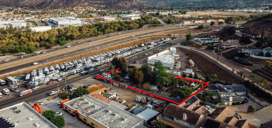 11529 Woodside Ave, Santee, CA for lease Aerial- Image 1 of 1