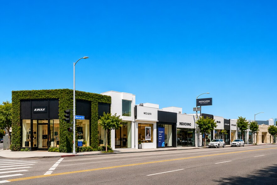8400-8406 Melrose Ave, West Hollywood, CA à louer - Photo du bâtiment - Image 3 de 3