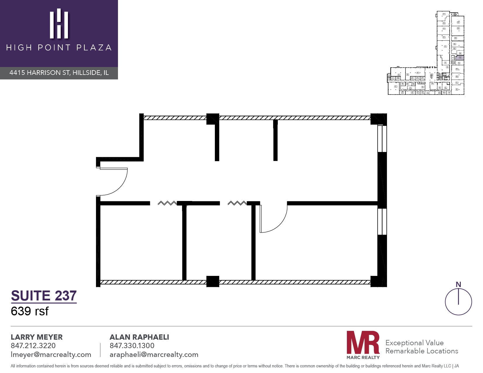 4415 W Harrison St, Hillside, IL for lease Floor Plan- Image 1 of 1