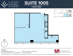11 E Adams St, Chicago, IL for lease Floor Plan- Image 1 of 7