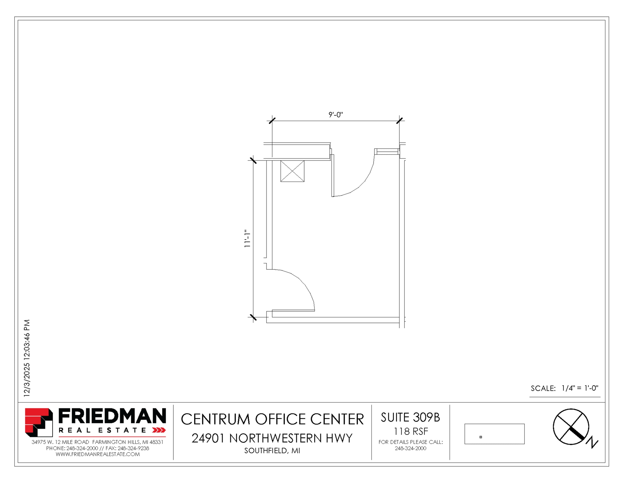 24901 Northwestern Hwy, Southfield, MI for lease Floor Plan- Image 1 of 1
