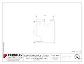 24901 Northwestern Hwy, Southfield, MI for lease Floor Plan- Image 1 of 1