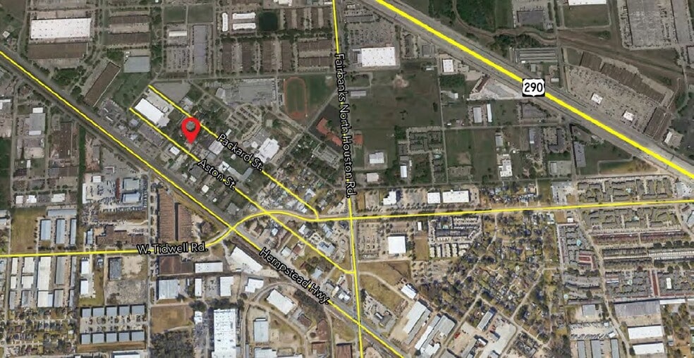 14135 Packard St, Houston, TX for sale - Aerial - Image 2 of 3