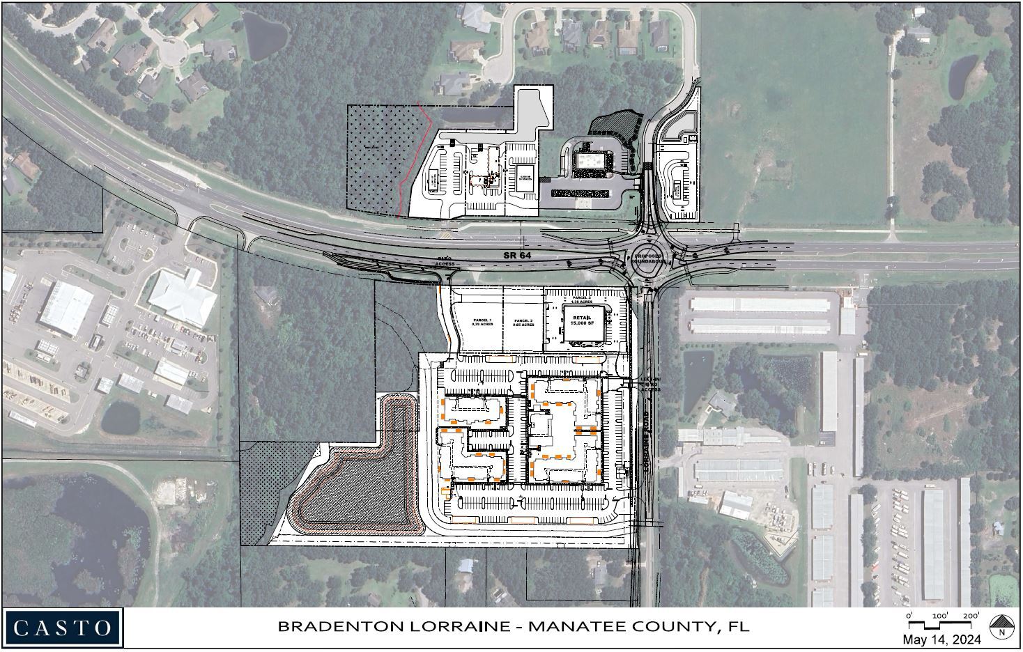 14410 SR 64 Sr, Bradenton, FL à louer Plan de site- Image 1 de 3