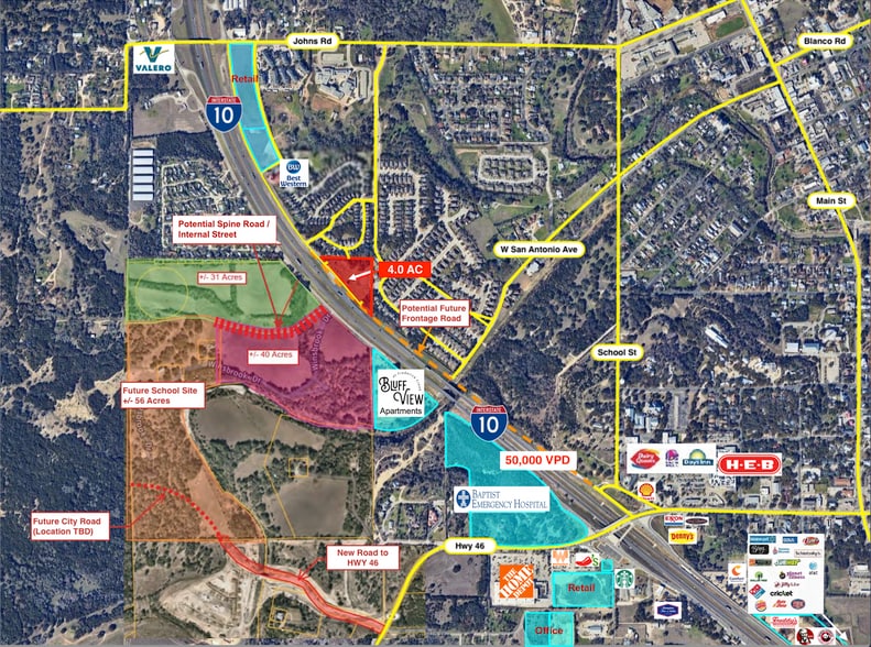 36432 IH 10 W, Boerne, TX for sale - Aerial - Image 3 of 6