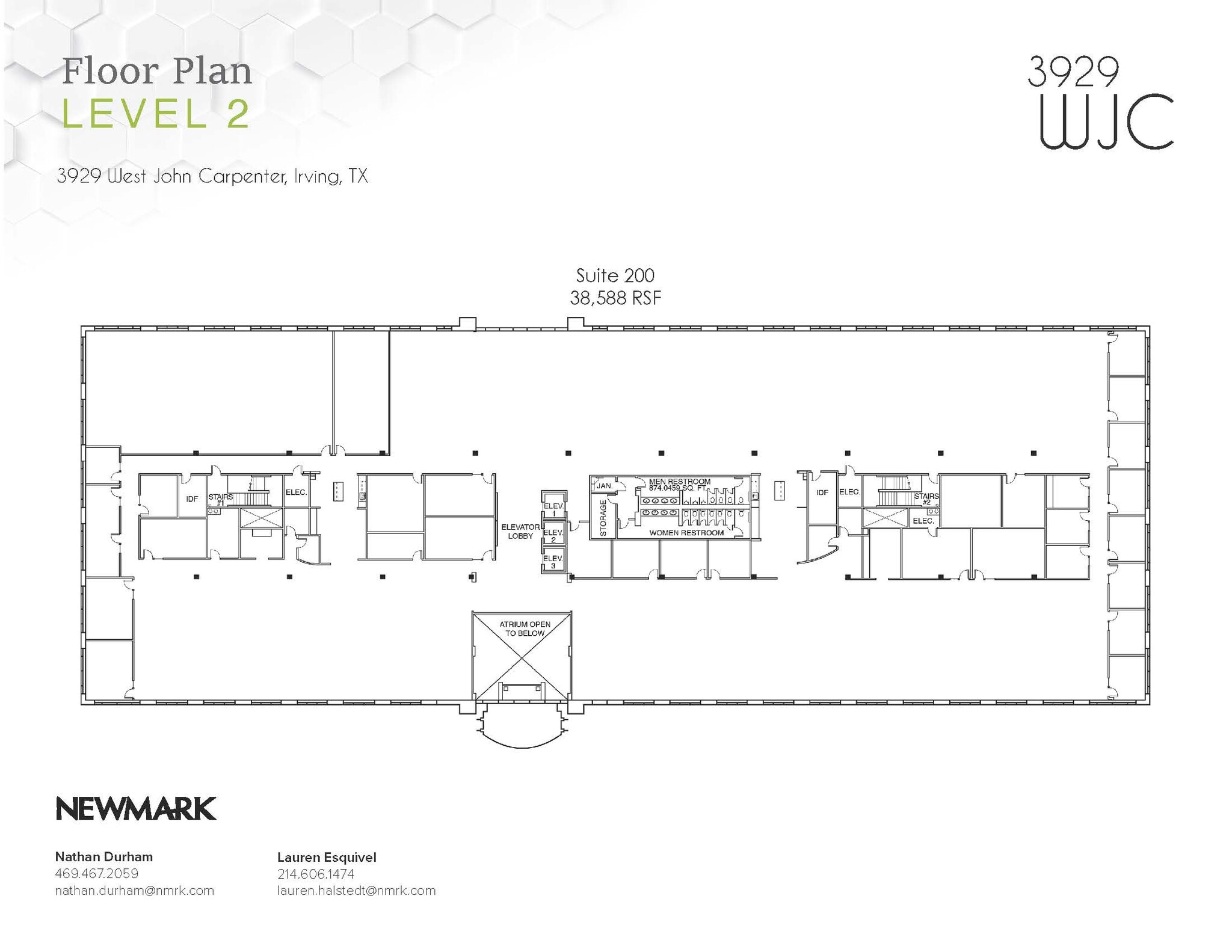 3929 W John Carpenter Fwy, Irving, TX à louer Plan d’étage- Image 1 de 1